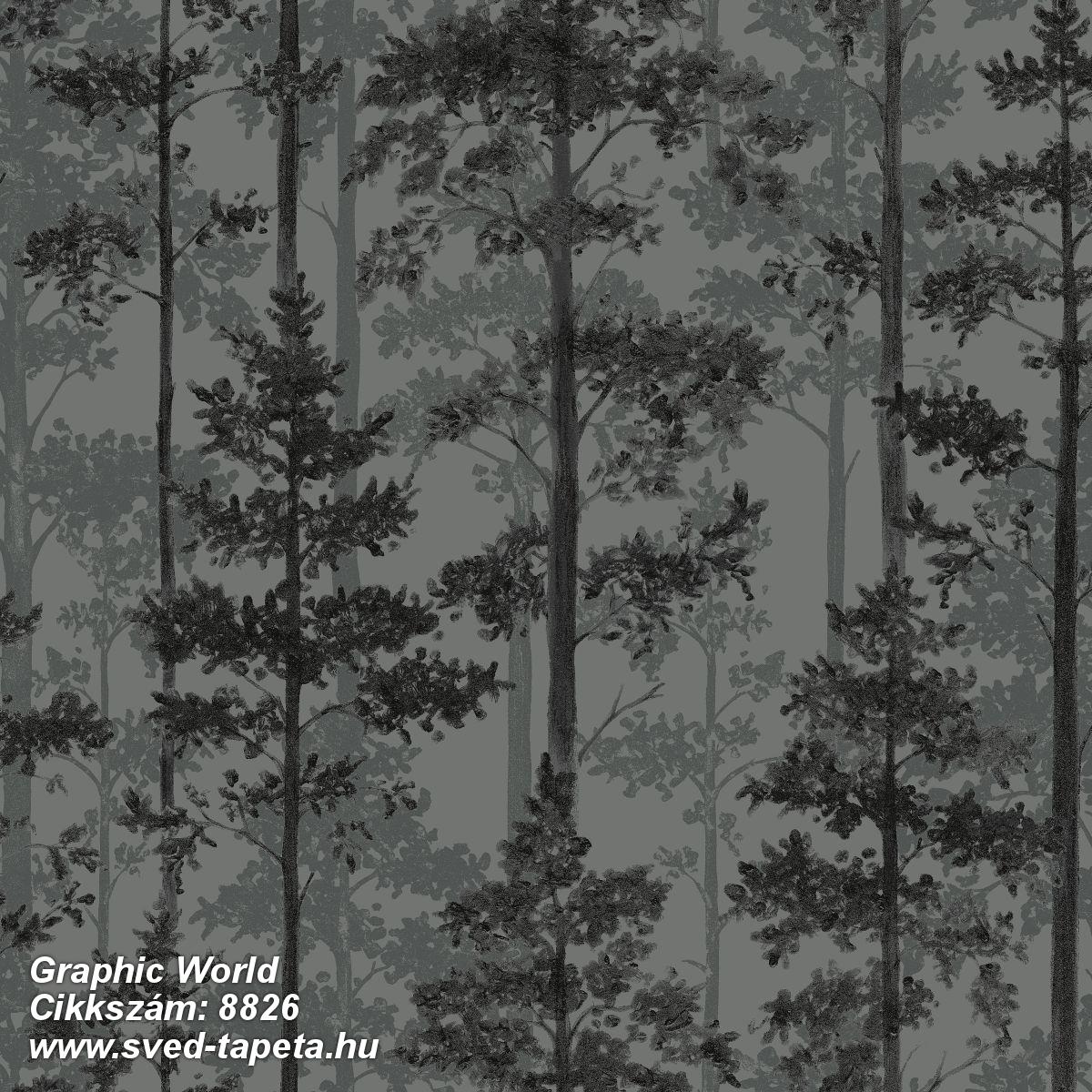 Graphic World 8826 cikkszámú svéd ECOgyártmányú designtapéta